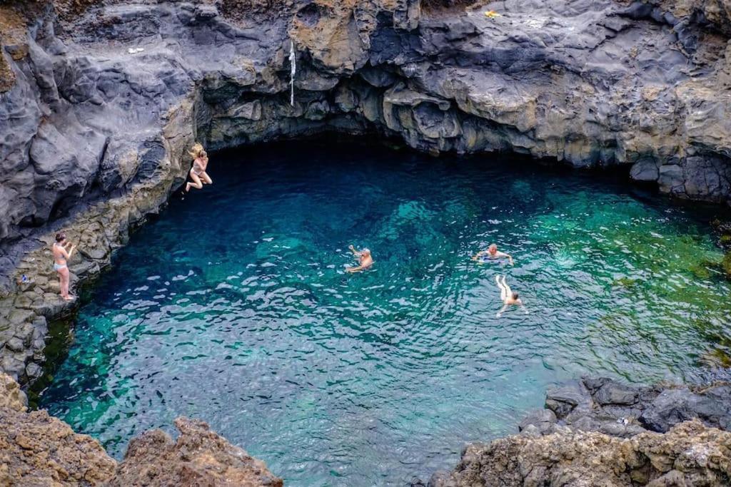 Casa Bella Vista Frente Al Mar Y Piscina Natural. Charco del Palo Ngoại thất bức ảnh
