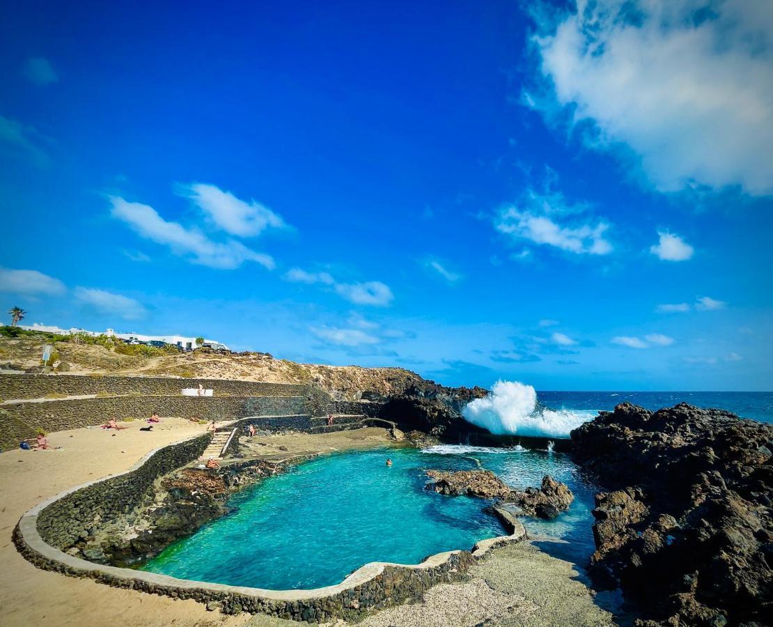 Casa Bella Vista Frente Al Mar Y Piscina Natural. Charco del Palo Ngoại thất bức ảnh